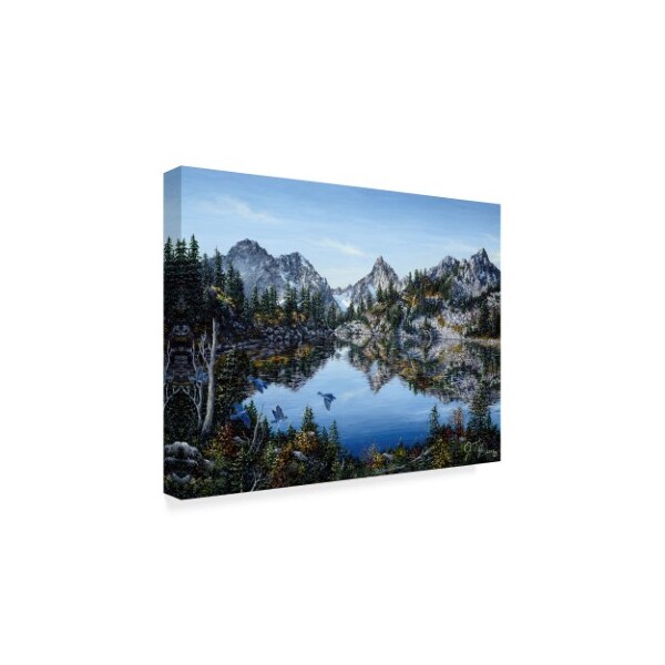 Jeff Tift 'Gem Lake' Canvas Art,24x32